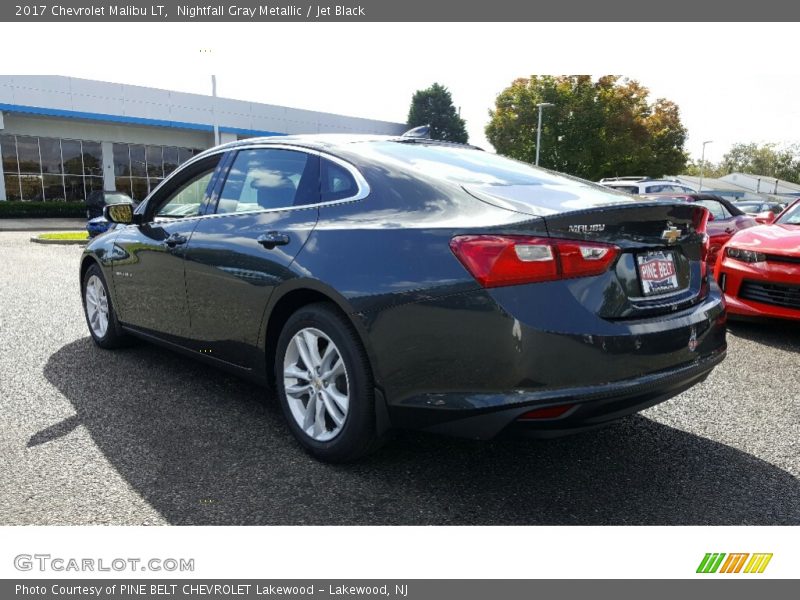 Nightfall Gray Metallic / Jet Black 2017 Chevrolet Malibu LT