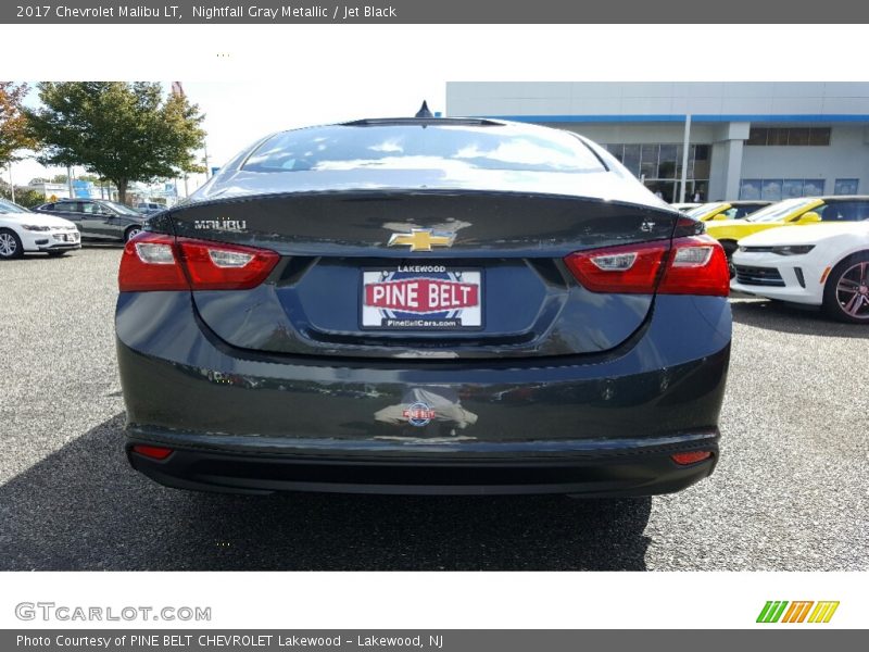 Nightfall Gray Metallic / Jet Black 2017 Chevrolet Malibu LT