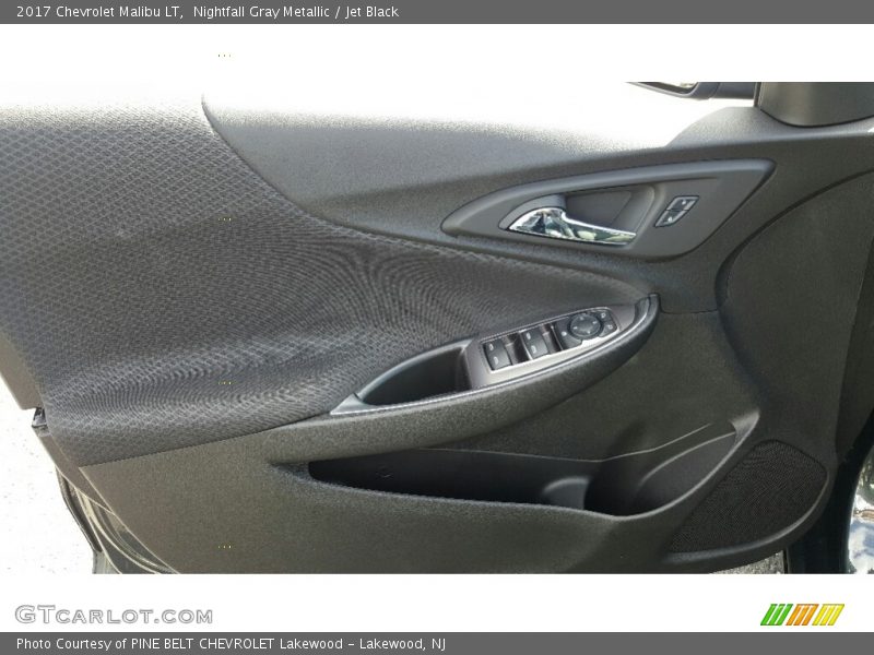 Nightfall Gray Metallic / Jet Black 2017 Chevrolet Malibu LT
