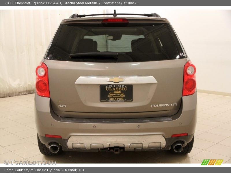 Mocha Steel Metallic / Brownstone/Jet Black 2012 Chevrolet Equinox LTZ AWD