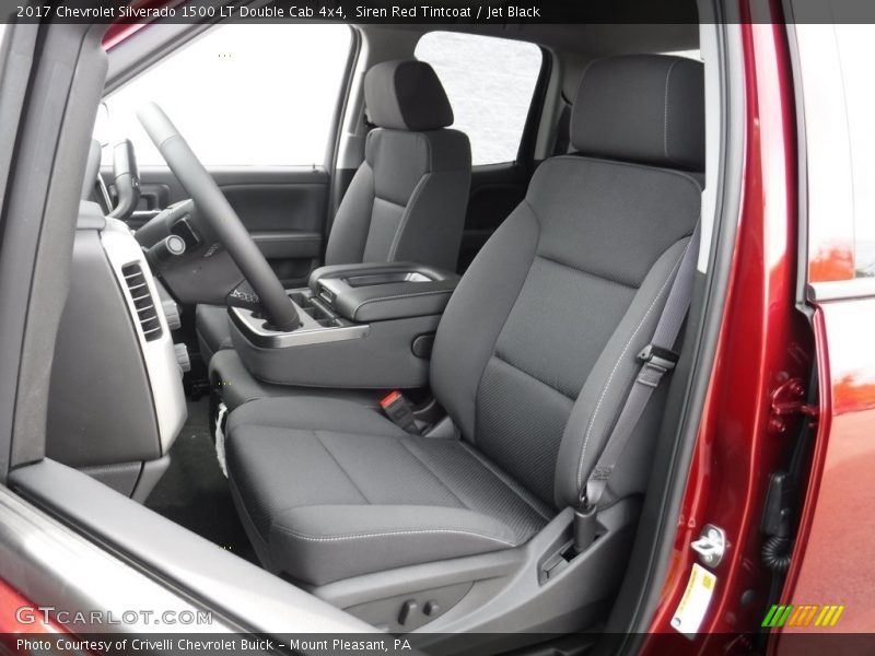 Siren Red Tintcoat / Jet Black 2017 Chevrolet Silverado 1500 LT Double Cab 4x4