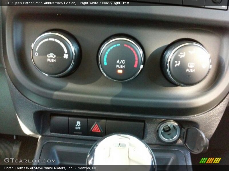Bright White / Black/Light Frost 2017 Jeep Patriot 75th Anniversary Edition