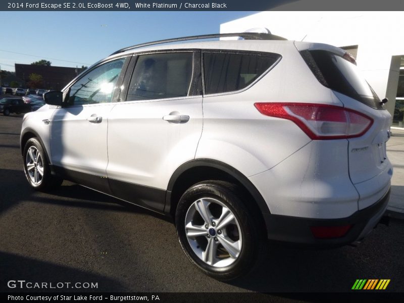 White Platinum / Charcoal Black 2014 Ford Escape SE 2.0L EcoBoost 4WD