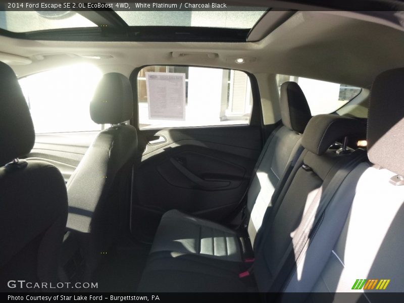 White Platinum / Charcoal Black 2014 Ford Escape SE 2.0L EcoBoost 4WD