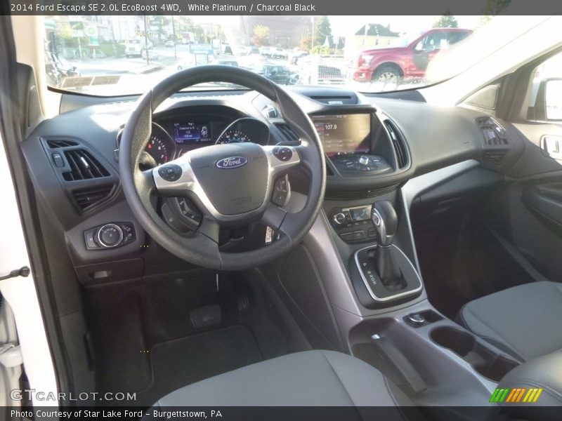 White Platinum / Charcoal Black 2014 Ford Escape SE 2.0L EcoBoost 4WD