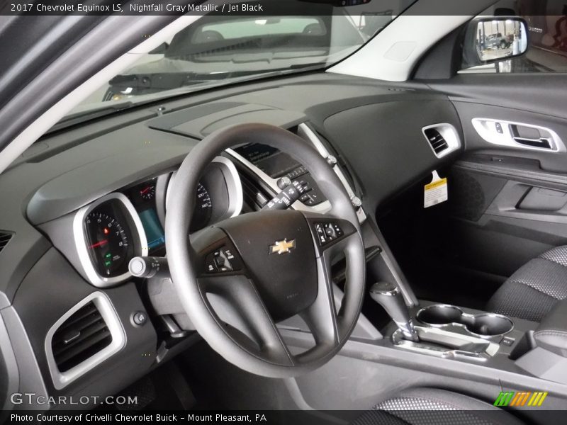 Nightfall Gray Metallic / Jet Black 2017 Chevrolet Equinox LS