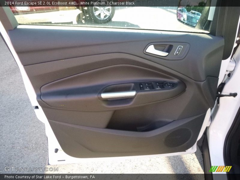 White Platinum / Charcoal Black 2014 Ford Escape SE 2.0L EcoBoost 4WD