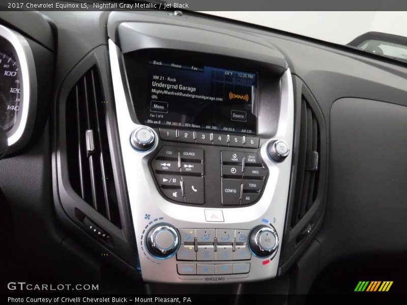 Nightfall Gray Metallic / Jet Black 2017 Chevrolet Equinox LS