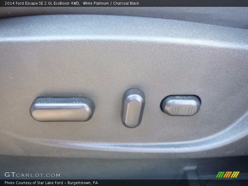 White Platinum / Charcoal Black 2014 Ford Escape SE 2.0L EcoBoost 4WD