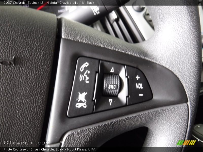 Nightfall Gray Metallic / Jet Black 2017 Chevrolet Equinox LS
