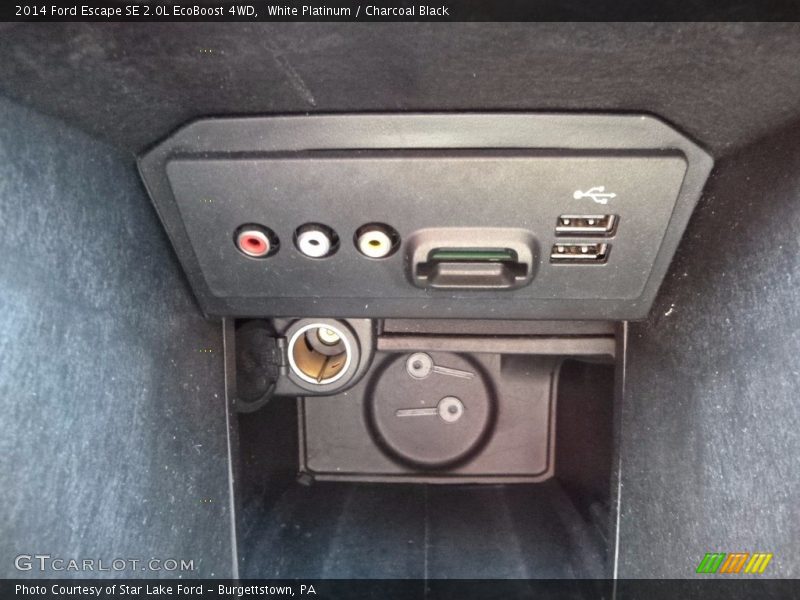 White Platinum / Charcoal Black 2014 Ford Escape SE 2.0L EcoBoost 4WD