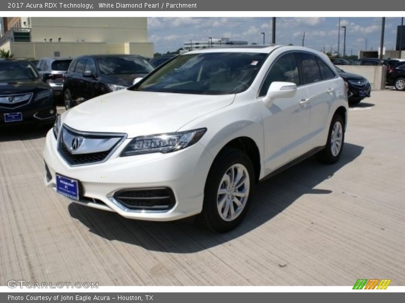 White Diamond Pearl / Parchment 2017 Acura RDX Technology