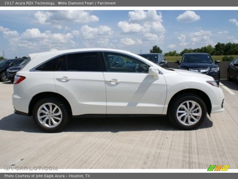 White Diamond Pearl / Parchment 2017 Acura RDX Technology