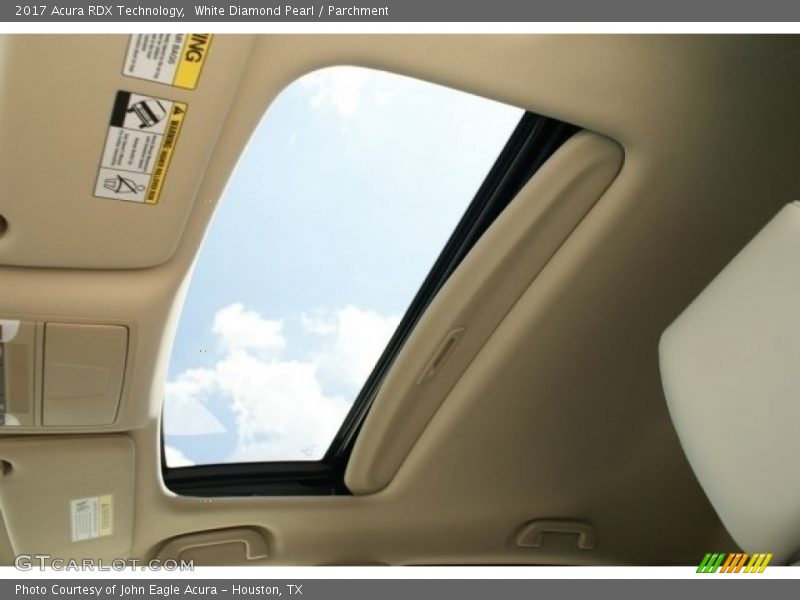 White Diamond Pearl / Parchment 2017 Acura RDX Technology