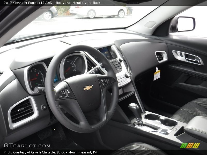 Blue Velvet Metallic / Jet Black 2017 Chevrolet Equinox LS AWD