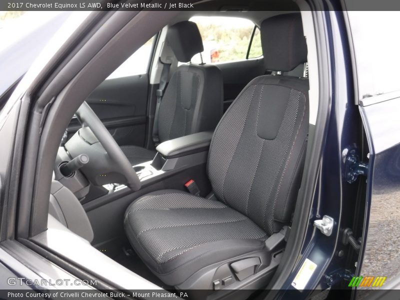 Blue Velvet Metallic / Jet Black 2017 Chevrolet Equinox LS AWD