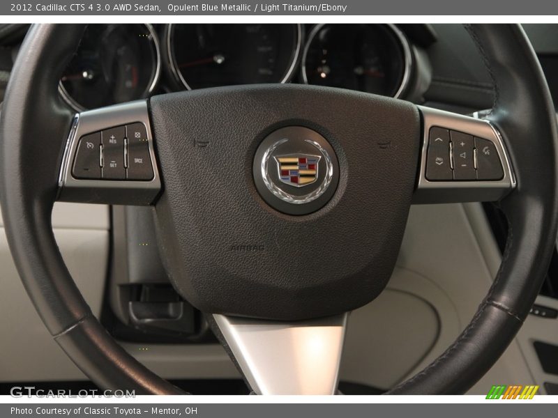 Opulent Blue Metallic / Light Titanium/Ebony 2012 Cadillac CTS 4 3.0 AWD Sedan