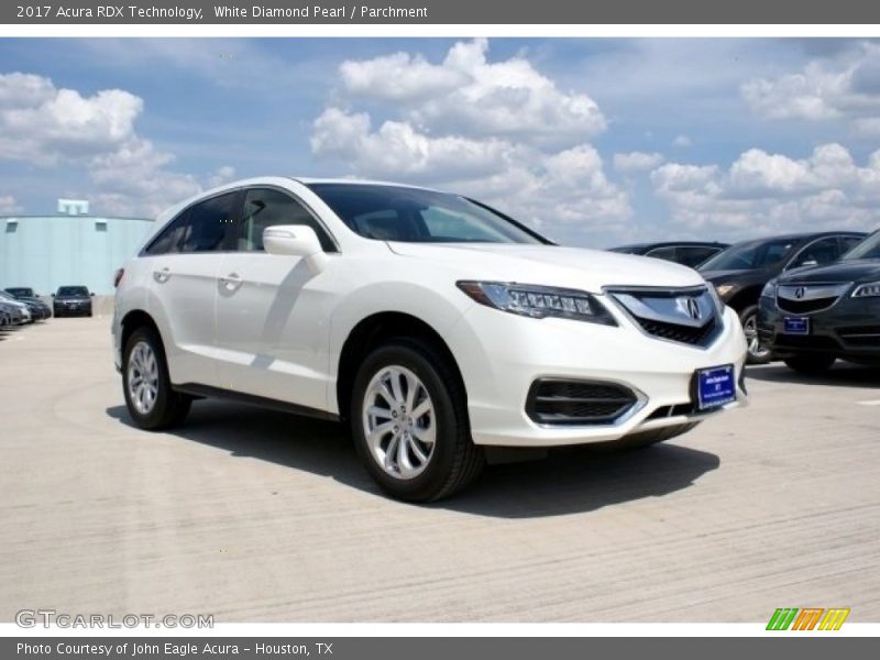 White Diamond Pearl / Parchment 2017 Acura RDX Technology