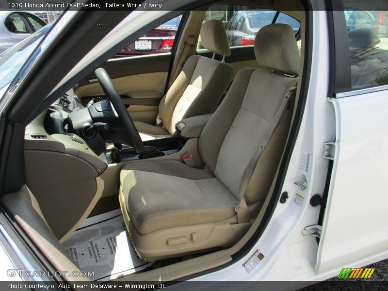 Taffeta White / Ivory 2010 Honda Accord LX-P Sedan
