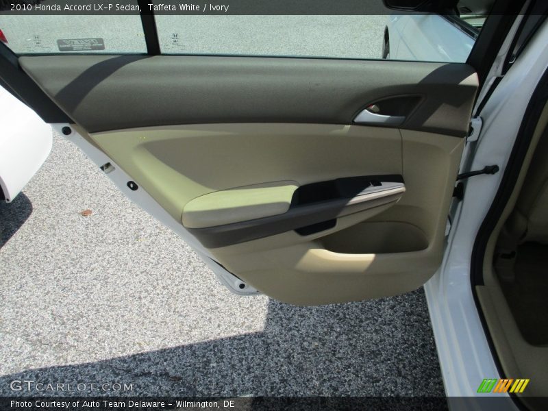 Taffeta White / Ivory 2010 Honda Accord LX-P Sedan