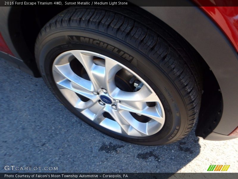 Sunset Metallic / Medium Light Stone 2016 Ford Escape Titanium 4WD