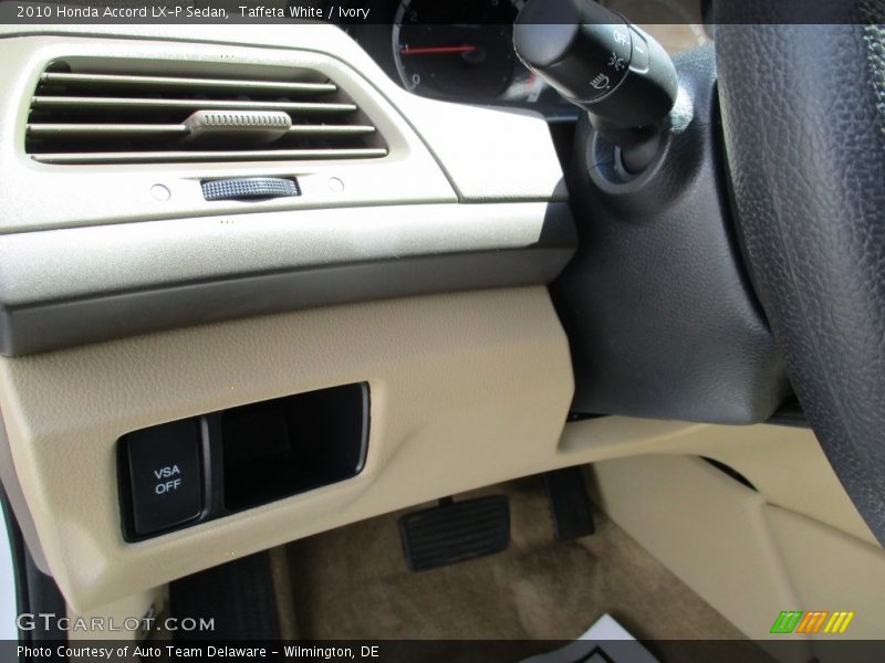 Taffeta White / Ivory 2010 Honda Accord LX-P Sedan