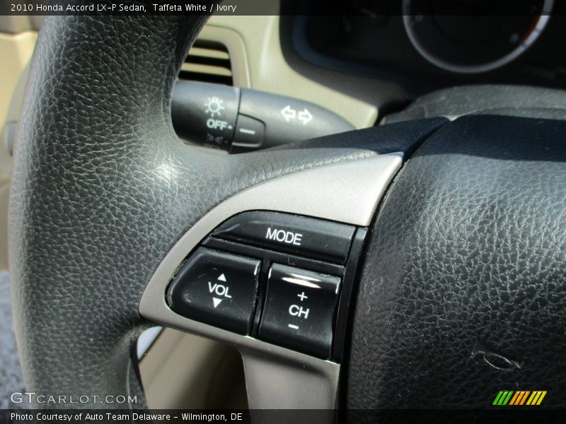 Taffeta White / Ivory 2010 Honda Accord LX-P Sedan