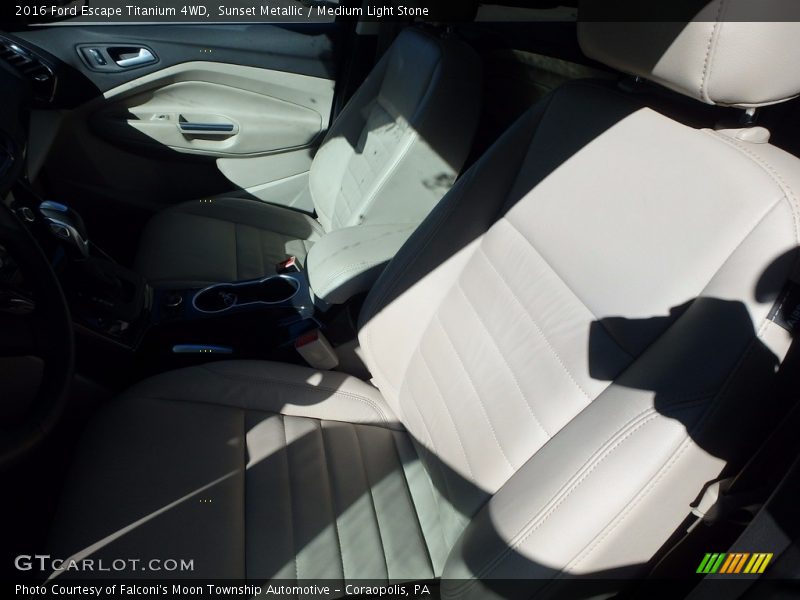 Sunset Metallic / Medium Light Stone 2016 Ford Escape Titanium 4WD