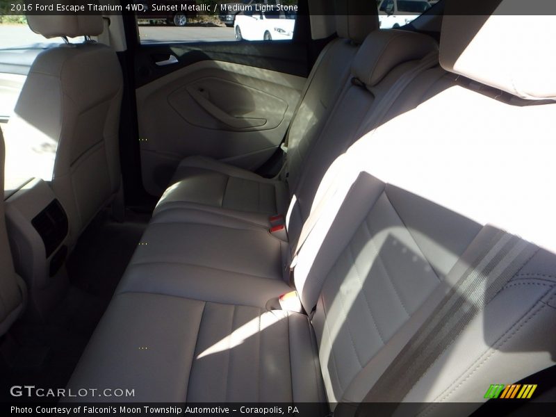 Sunset Metallic / Medium Light Stone 2016 Ford Escape Titanium 4WD