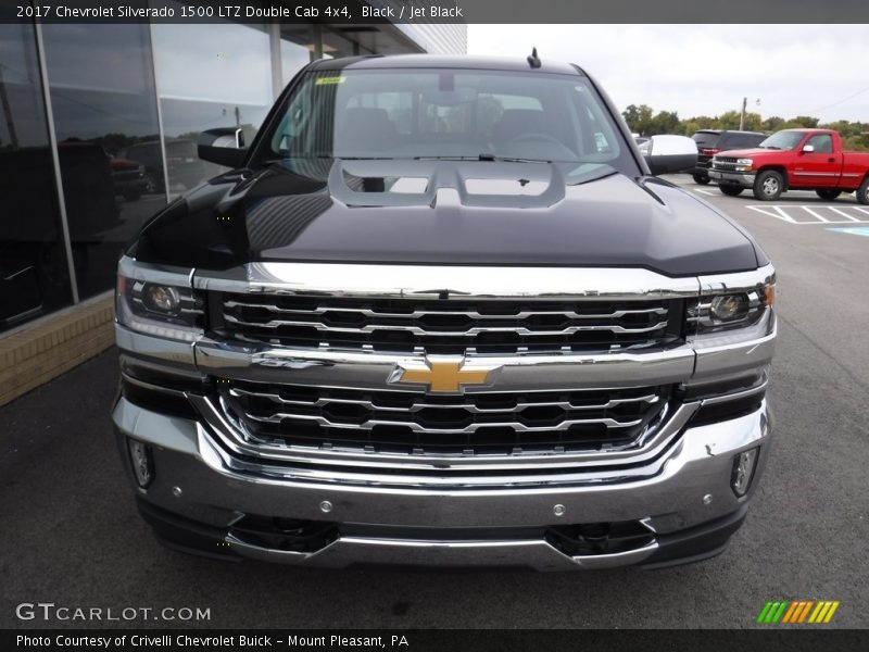 Black / Jet Black 2017 Chevrolet Silverado 1500 LTZ Double Cab 4x4