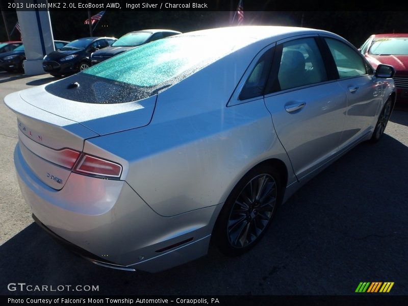 Ingot Silver / Charcoal Black 2013 Lincoln MKZ 2.0L EcoBoost AWD