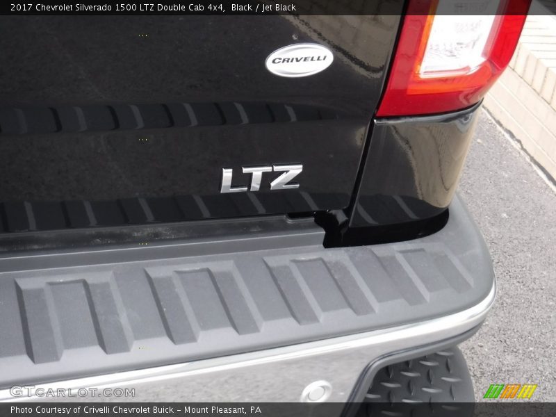 Black / Jet Black 2017 Chevrolet Silverado 1500 LTZ Double Cab 4x4