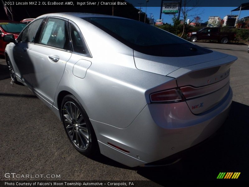Ingot Silver / Charcoal Black 2013 Lincoln MKZ 2.0L EcoBoost AWD
