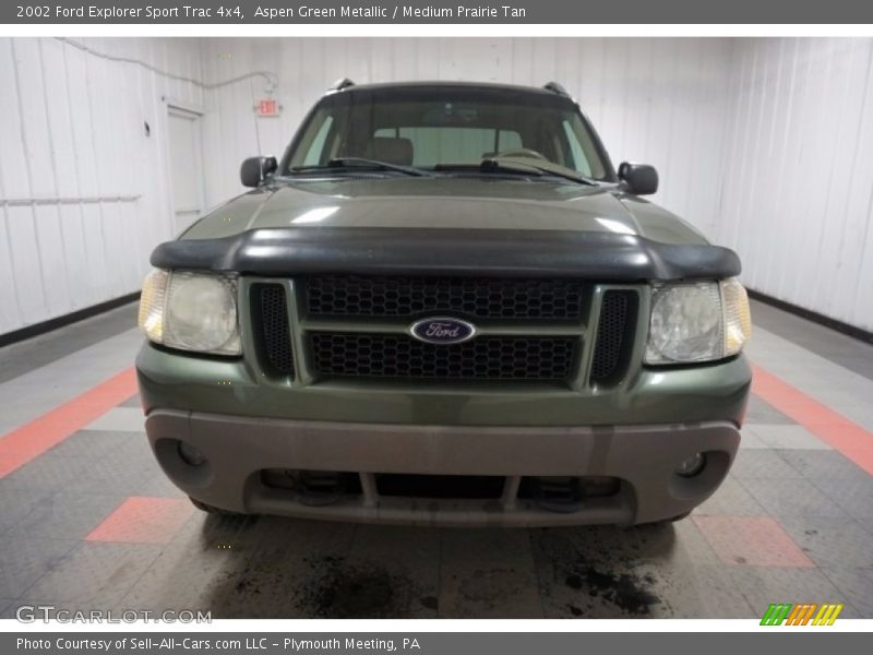 Aspen Green Metallic / Medium Prairie Tan 2002 Ford Explorer Sport Trac 4x4