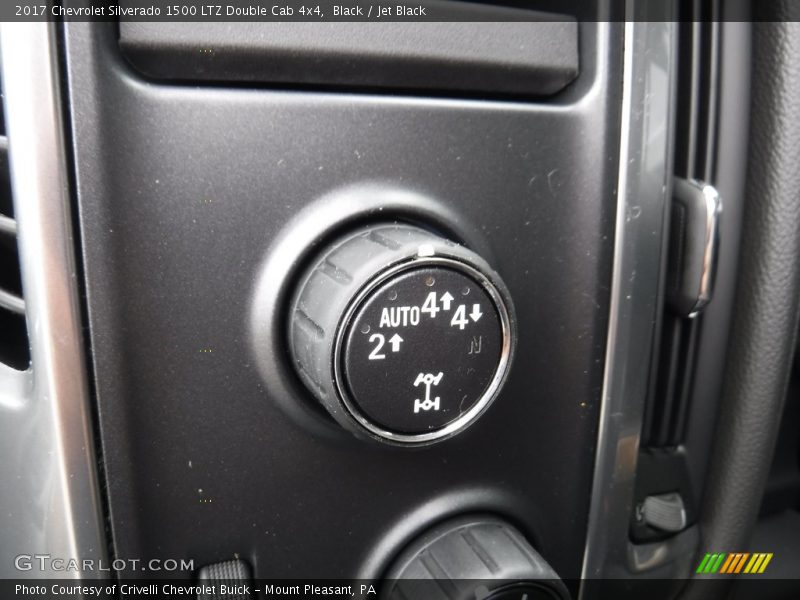 Black / Jet Black 2017 Chevrolet Silverado 1500 LTZ Double Cab 4x4
