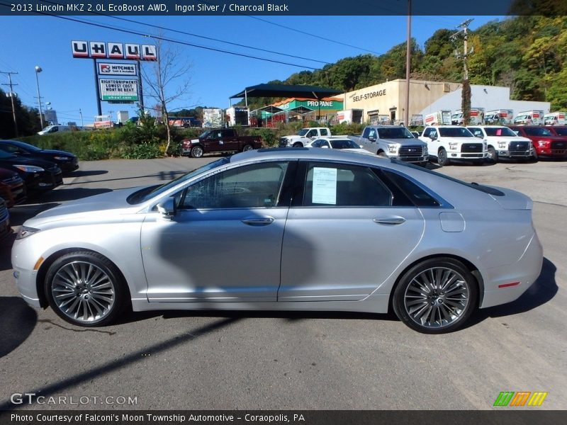 Ingot Silver / Charcoal Black 2013 Lincoln MKZ 2.0L EcoBoost AWD