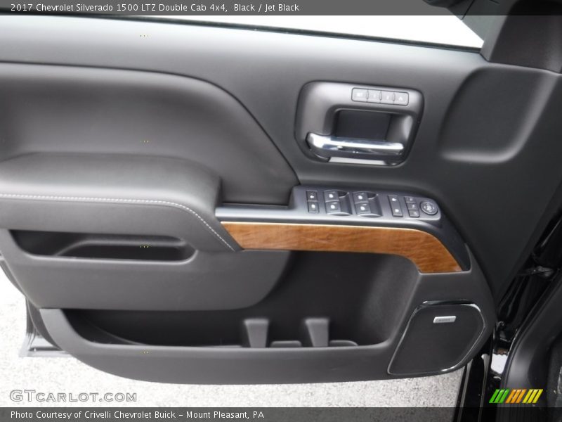 Black / Jet Black 2017 Chevrolet Silverado 1500 LTZ Double Cab 4x4