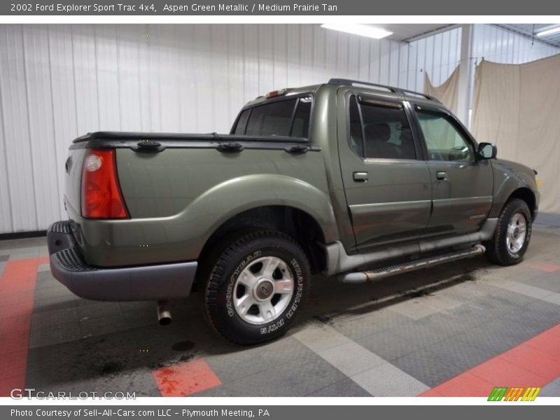 Aspen Green Metallic / Medium Prairie Tan 2002 Ford Explorer Sport Trac 4x4