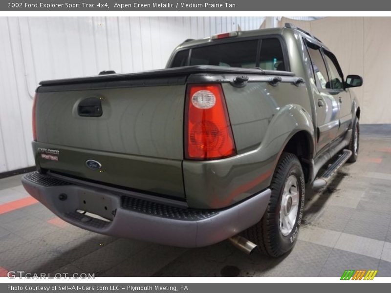 Aspen Green Metallic / Medium Prairie Tan 2002 Ford Explorer Sport Trac 4x4