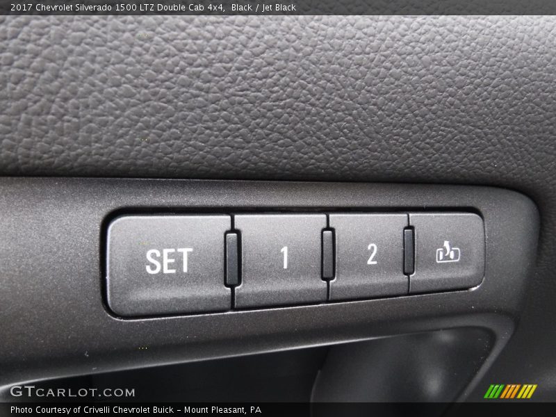 Black / Jet Black 2017 Chevrolet Silverado 1500 LTZ Double Cab 4x4