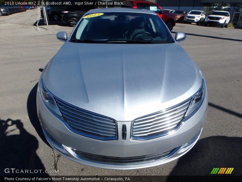 Ingot Silver / Charcoal Black 2013 Lincoln MKZ 2.0L EcoBoost AWD