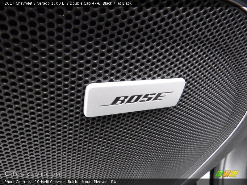 Black / Jet Black 2017 Chevrolet Silverado 1500 LTZ Double Cab 4x4