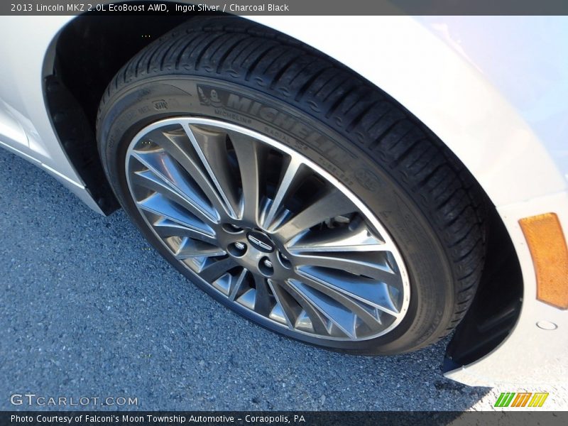 Ingot Silver / Charcoal Black 2013 Lincoln MKZ 2.0L EcoBoost AWD