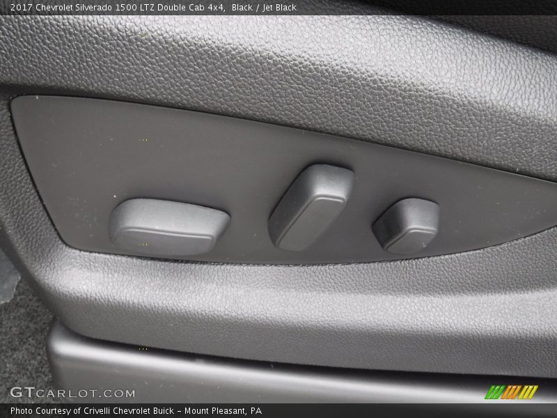 Black / Jet Black 2017 Chevrolet Silverado 1500 LTZ Double Cab 4x4