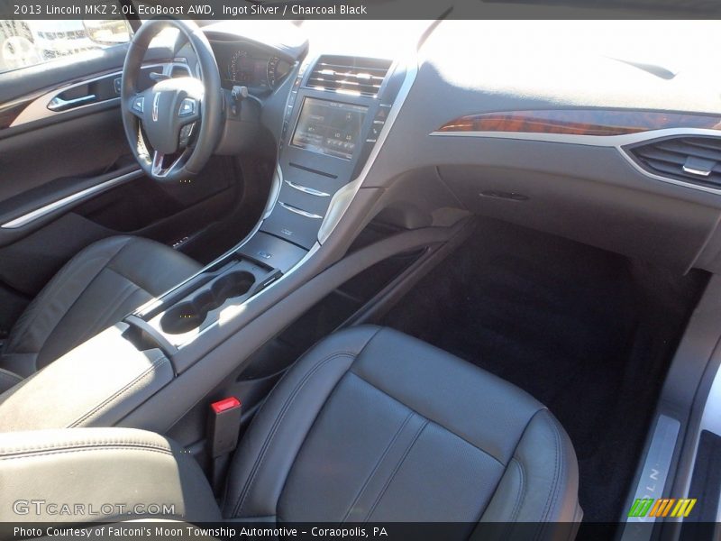Ingot Silver / Charcoal Black 2013 Lincoln MKZ 2.0L EcoBoost AWD