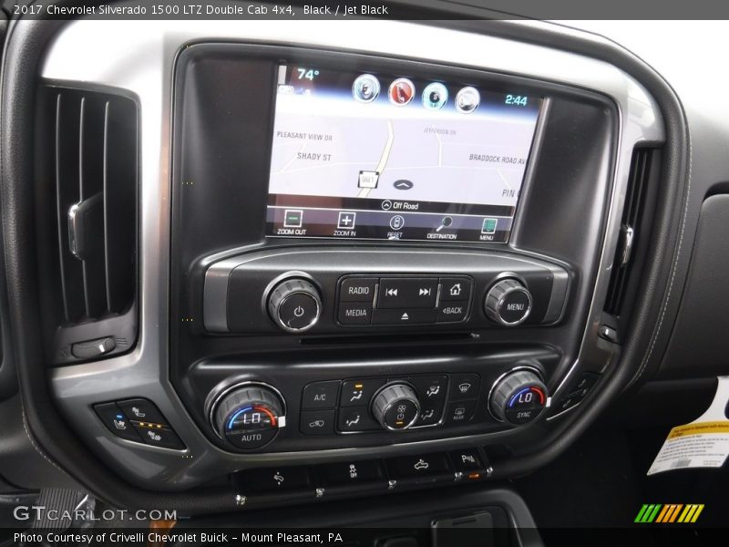 Controls of 2017 Silverado 1500 LTZ Double Cab 4x4