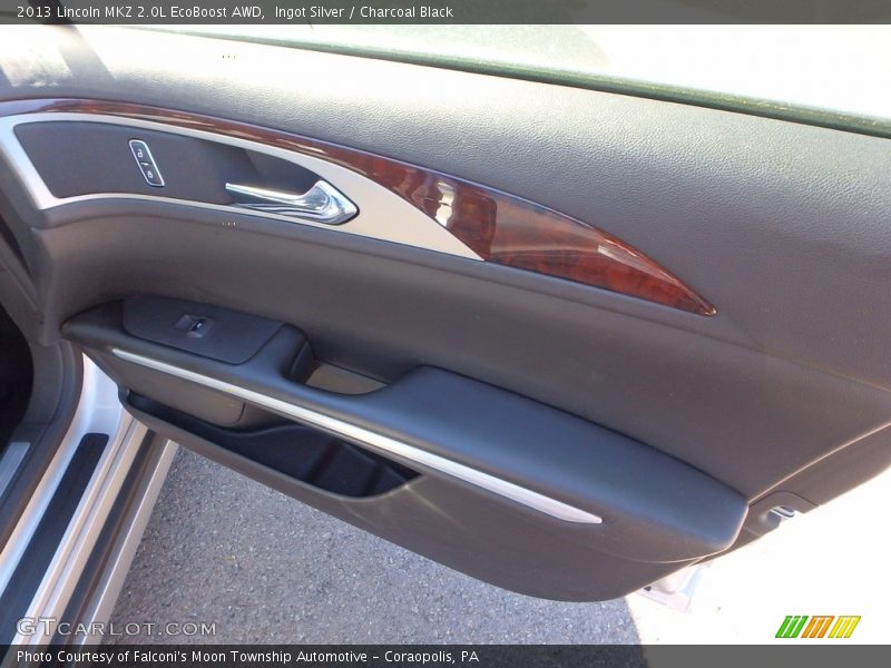 Ingot Silver / Charcoal Black 2013 Lincoln MKZ 2.0L EcoBoost AWD