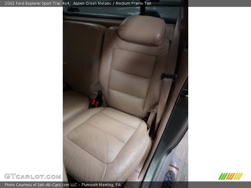 Aspen Green Metallic / Medium Prairie Tan 2002 Ford Explorer Sport Trac 4x4