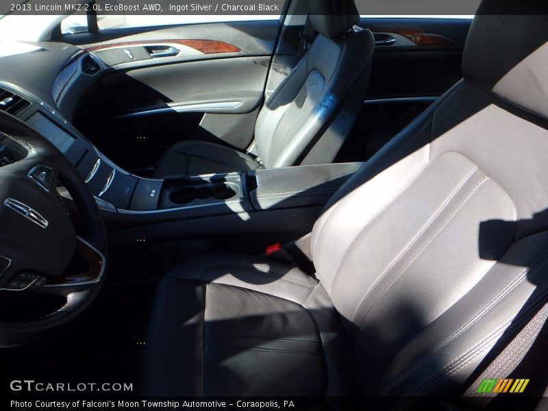 Ingot Silver / Charcoal Black 2013 Lincoln MKZ 2.0L EcoBoost AWD