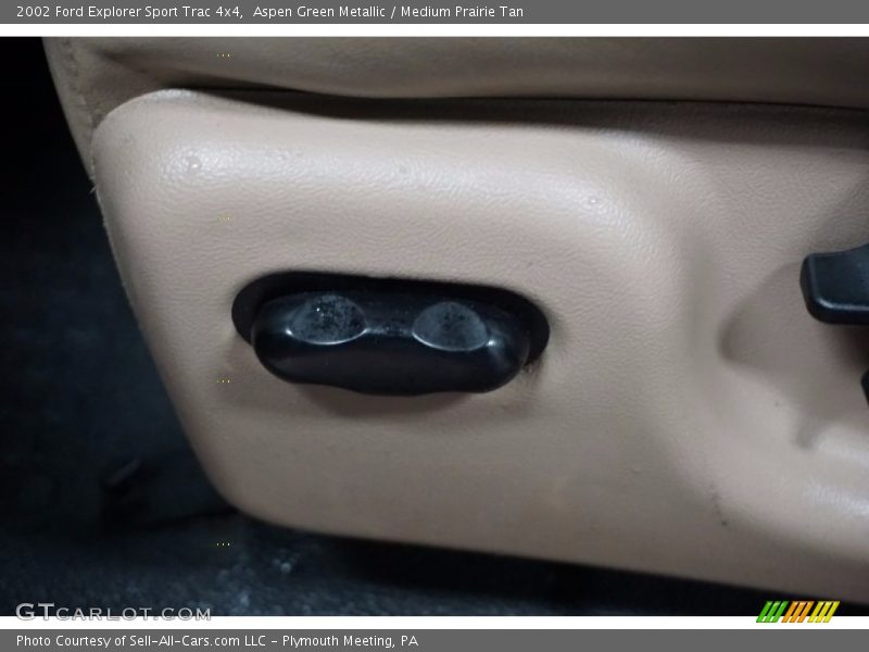 Aspen Green Metallic / Medium Prairie Tan 2002 Ford Explorer Sport Trac 4x4
